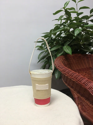 Colorful Canvas cup bag