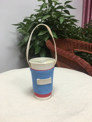 Colorful Canvas cup bag