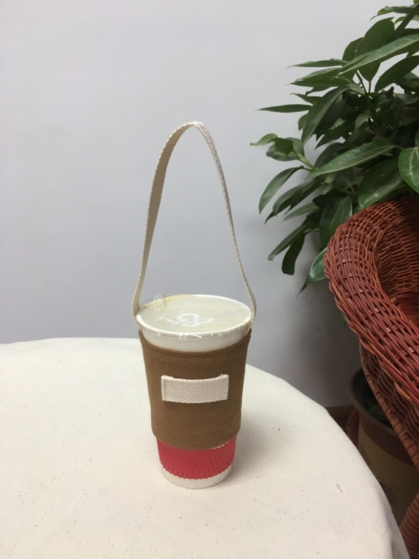 Colorful Canvas cup bag