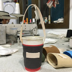 Colorful Canvas cup bag